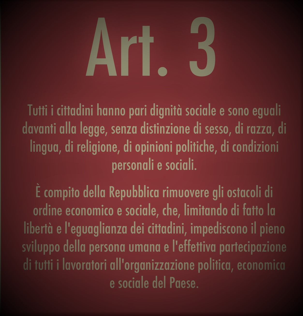 articolo 3