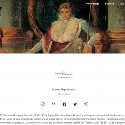 Museo Napoleonico: nuovi contenuti sulla piattaforma Google Arts & Culture