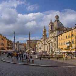 Piazza Navona tra storia, arte e mercatini