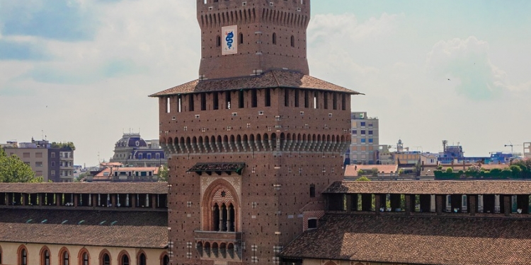 Le merlate del Castello Sforzesco