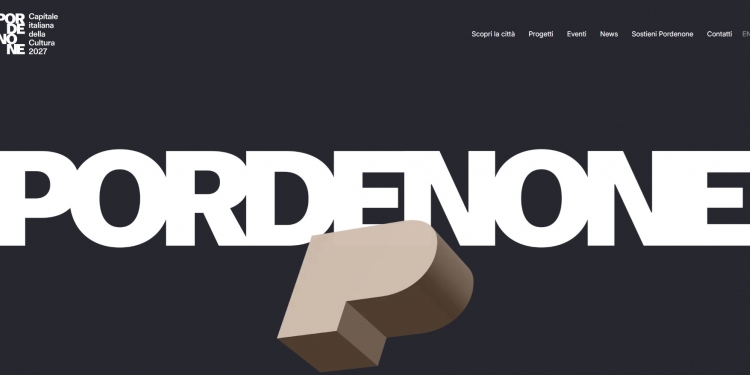 Pordenone Capitale italiana della Cultura 2027: online il nuovo sito e primi progetti