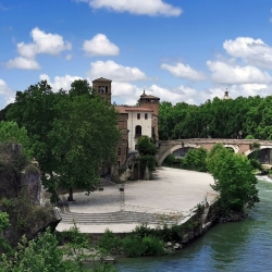 L&rsquo;Isola Tiberina e Trastevere
