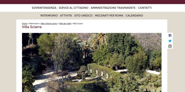 Roma: Villa Sciarra a Monteverde